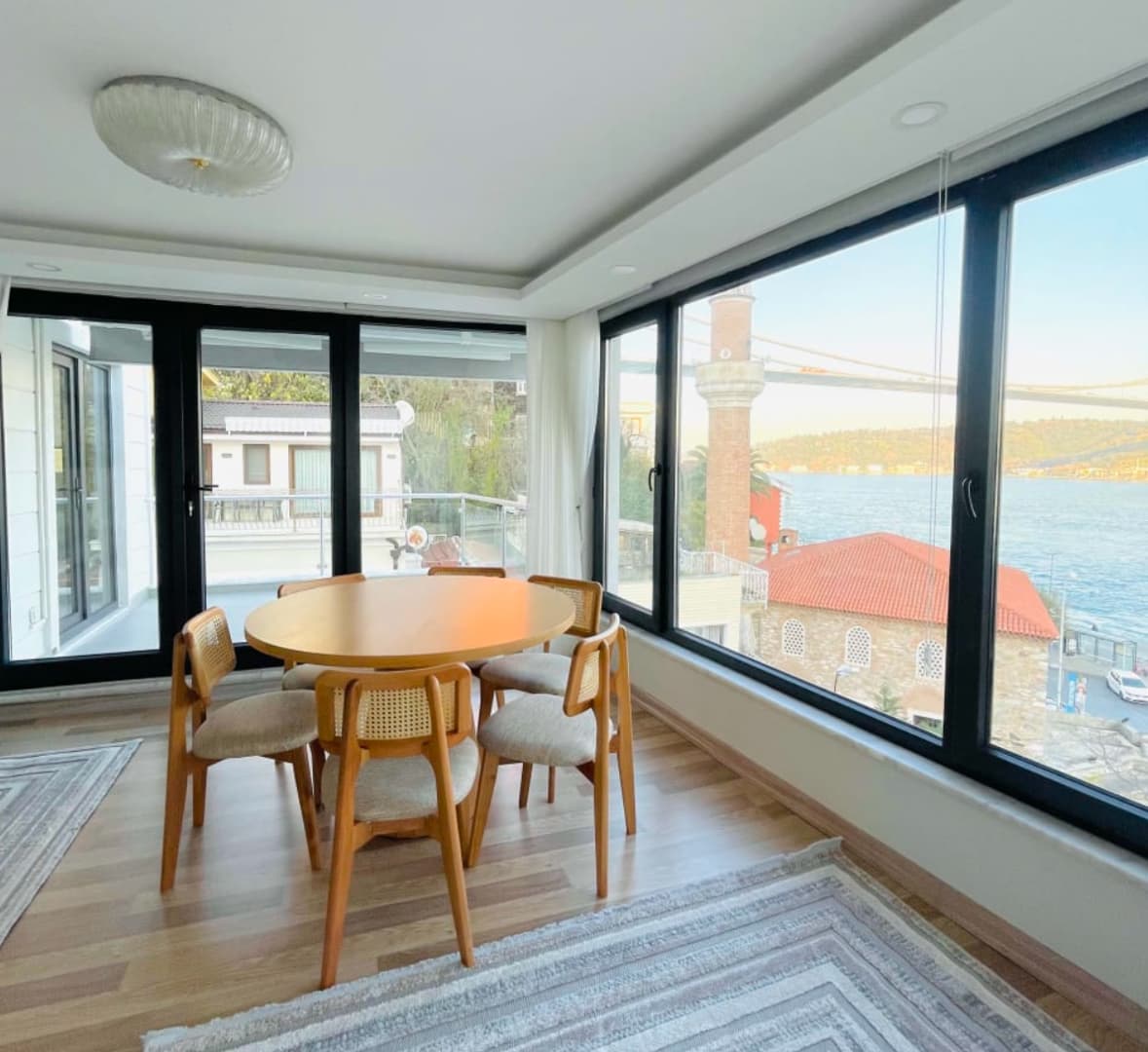 Квартира 3+1 с видом на Босфор в Румели Хисари!