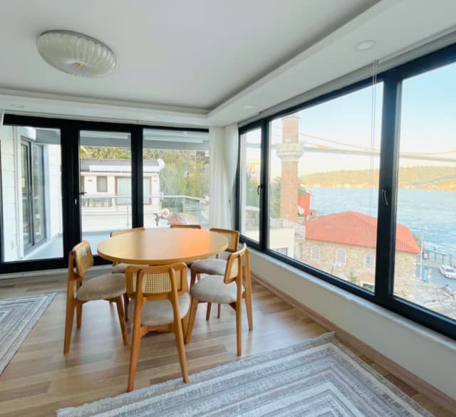 Квартира 3+1 с видом на Босфор в Румели Хисари!